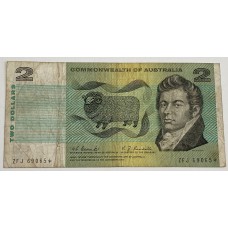 AUSTRALIA 1967 . TWO 2 DOLLARS BANKNOTE . COOMBS/RANDALL . STAR NOTE